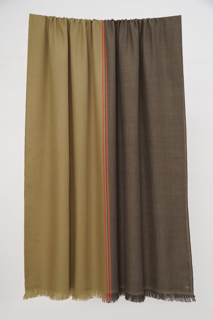 Kashmir Loom Fifty Fifty Cashmere Shawl
