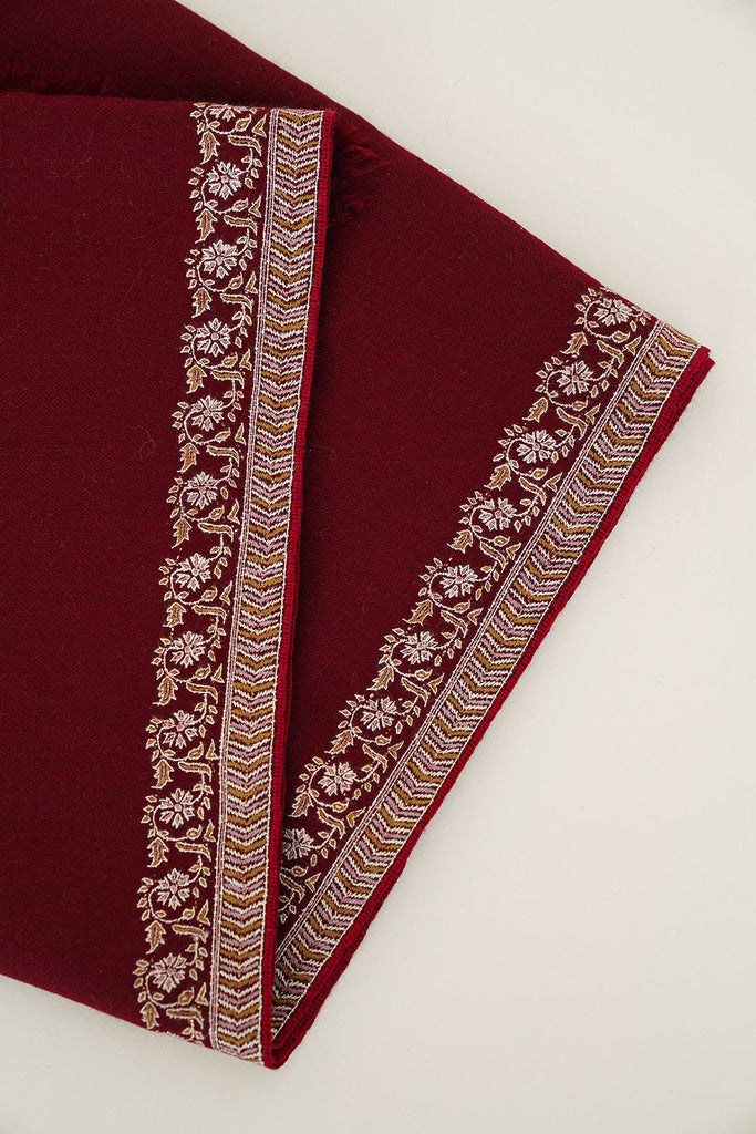 Hand Embroidered Pashmina Stole | Mirab Hashiya| Kashmir Loom 