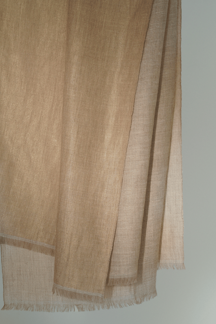 Metallic Cashmere Reversible Women's Shawl and Stole | Kashmir Loom