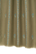 Sozni Samina Khatrast Butidar Hand Embroidered Pashmina Stole Mint