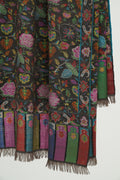 Kani Gulposh Hand Woven Pashmina Large Shawl Kawpakh