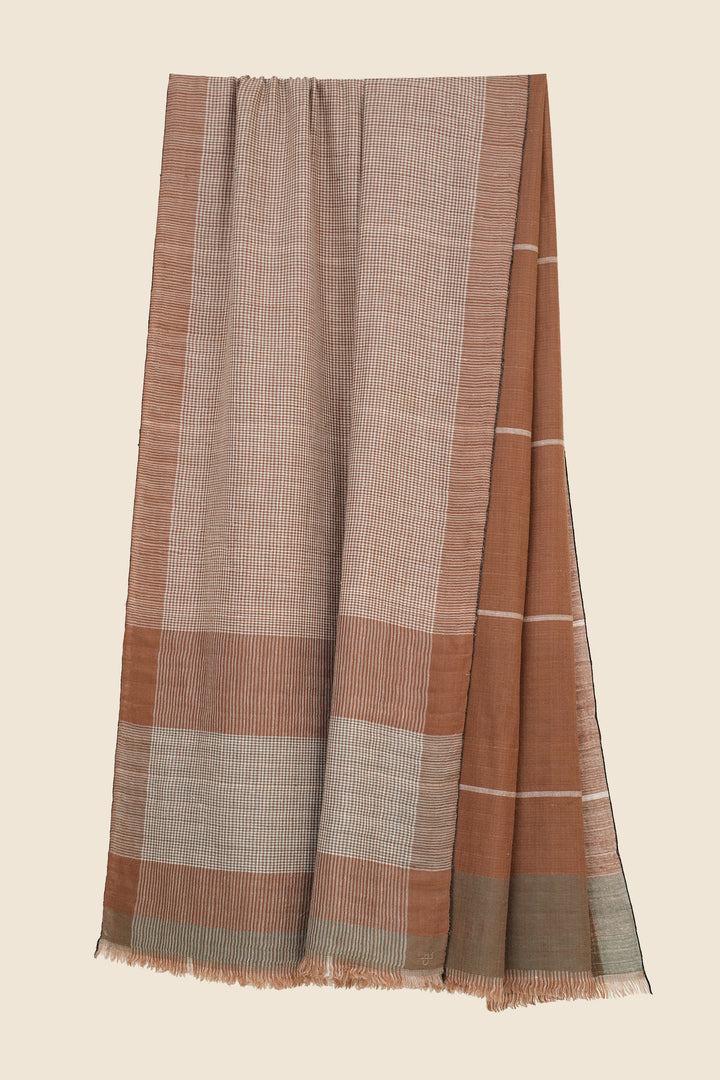 Kashmir Loom Harper Cashmere Shawl 100 x 215 cms