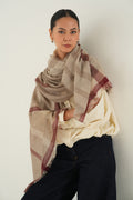 High Stripe Cashmere Shawl