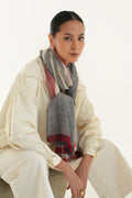 High Stripe Cashmere Shawl