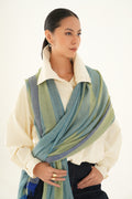 High Stripe Cashmere Shawl