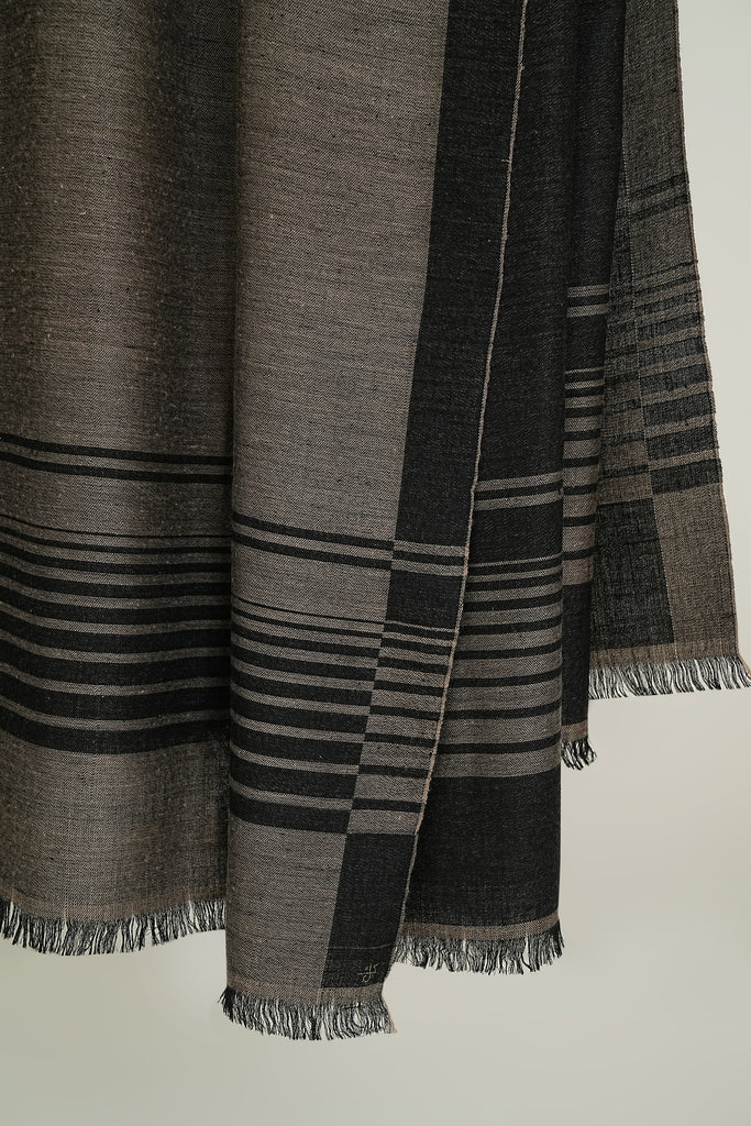 Handwoven Cashmere Twill Weave Shawl | Kashmir Loom