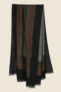 Kashmir Loom Inlay Cashmere Oversize Shawl 130 x 260 cms