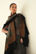 Kashmir Loom Inlay Cashmere Oversize Shawl 130 x 260 cms