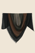 Kashmir Loom Inlay Cashmere Square Scarf 130 x 130 cms