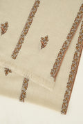 Sozni Samina Khatrast Butidar Hand Embroidered Pashmina Stole Ivory