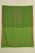 Kashmir Loom Kani Chandar Hand Woven Pashmina Shawl Antique Emerald