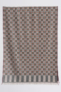 Kashmir Loom Kani Chinar Dabdar Hand Woven Pashmina Stole Natural Black