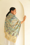 Kani Gamla Jama Hand Woven Pashmina Shawl Butter