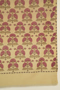 Kashmir Loom Kani Gulraz Buta Jamawar Hand Woven Pashmina Large Shawl Butter Pink