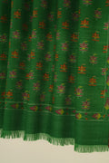 Kashmir Loom Kani Hafiz Buta Hand Woven Pashmina Shawl Antique Emerald
