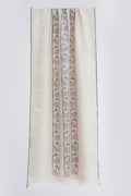 Kashmir Loom Kani Haft Bail Khatrast Hand Woven Pashmina Scraf Ivory