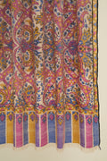 Kashmir Loom Kani Kanikar Hand Woven Pashmina Large Shawl Natural Multi