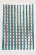 Kashmir Loom Kani Machi Buti Khatrast Hand Woven Pashmina Stole Ivory Grey