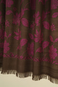 Kashmir Loom Kani Mazariya Jaaldar Hand Woven Pashmina Shawl Char Magenta