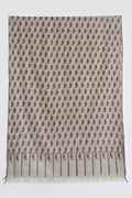 Kashmir Loom Kani Paisley Buti Jamawar Hand Woven Pashmina Stole Drop Port