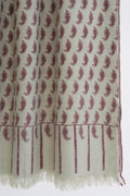 Kashmir Loom Kani Paisley Buti Jamawar Hand Woven Pashmina Stole Drop Port