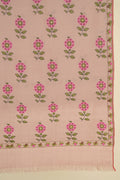 Kashmir Loom Kani Posh Butidar Hand Woven Pashmina Shawl Mist