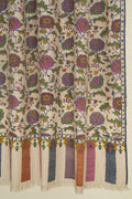 Kashmir Loom Kani Rosedar Jamawar Hand Woven Pashmina Large Shawl Kuklihut