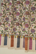 Kashmir Loom Kani Rosedar Jamawar Hand Woven Pashmina Large Shawl Kuklihut