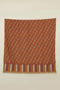 Kashmir Loom Kani Zafar Khatrast Hand Woven Pashmina Shawl Cherry Beer