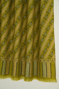 Kashmir Loom Kani Zafar Khatrast Hand Woven Pashmina Shawl Olive 