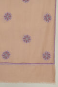 Kashmir Loom Sozni Keshkeshan Bail Buta Hand Embroidered Pashmina Shawl Castle