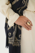 Kashmir Loom Sozni Khatrast Flower Buti Hand Embroidered Pashmina Shawl Pencil