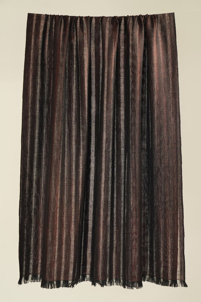 新品タグ付きDeuxieme Classe KASHMIR LOOMSHAWL Handwoven Metallic Cashmere Shawl | Kashmir Loom