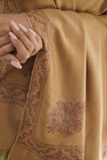 Kashmir Loom Sozni Aylin Corner Buta Hand Embroidered Pashmina Shawl Tanin