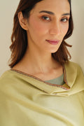 Kashmir Loom Sozni Nazlidor Butidar Hand Embroidered Pashmina Shawl Sage