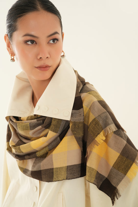 Madras Cashmere Scarf