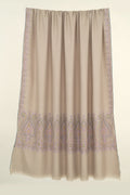 Kashmir Loom Sozni Maheen Palledar Hand Embroidered Pashmina Large Shawl Casement