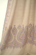 Kashmir Loom Sozni Maheen Palledar Hand Embroidered Pashmina Large Shawl Casement