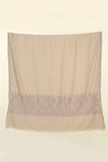 Kashmir Loom Sozni Maheen Palledar Hand Embroidered Pashmina Large Shawl Casement