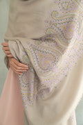 Kashmir Loom Sozni Maheen Palledar Hand Embroidered Pashmina Large Shawl Casement