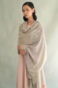 Kashmir Loom Sozni Maheen Palledar Hand Embroidered Pashmina Large Shawl Casement