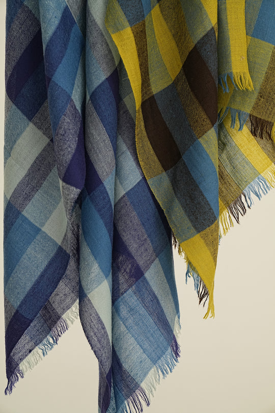 Kashmir Loom Makena Mens Cashmere Large Scarf