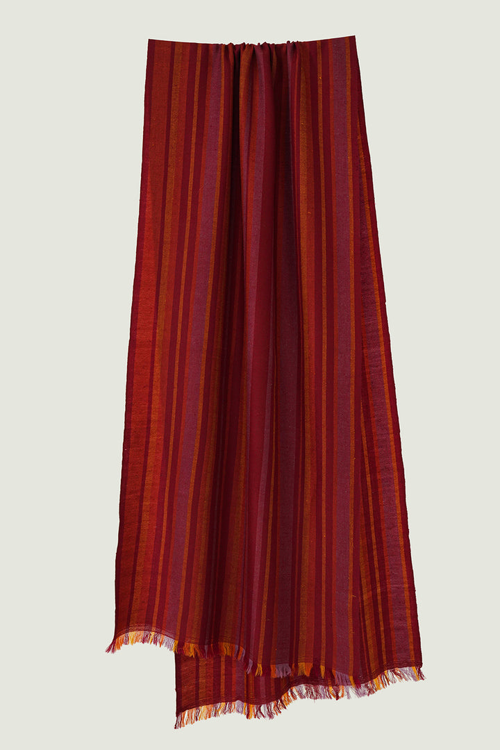 Matrix Cashmere Scarf| Stripes| Kashmir Loom