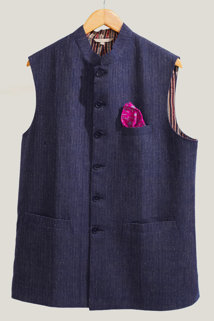 Abshaar Cashmere Mens Waistcoat | Kashmir Loom