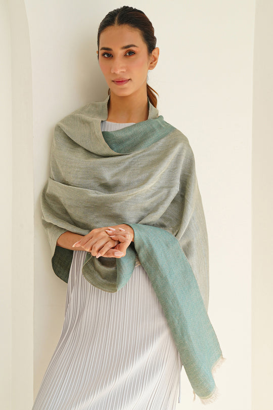 Dorukha Metallic Cashmere Stole
