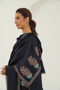 Sozni Palledar Buta Hand Embroidered Pashmina Stole Pencil