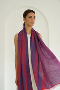 Cashmere Stripes Women's Stole | Kashmir Loom