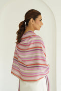 Cashmere Stripe Women's Stole | Kashmir Loom