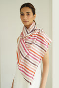 Cashmere Stripe Women's Stole | Kashmir Loom