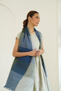 Cashmere Color block Women's Shawl | Kashmir Loom